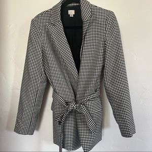 houndstooth blazer